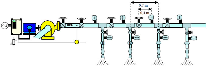 prototype assembled scheme with variable frequency drive