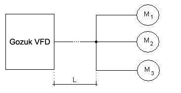 VFD control multiple motors